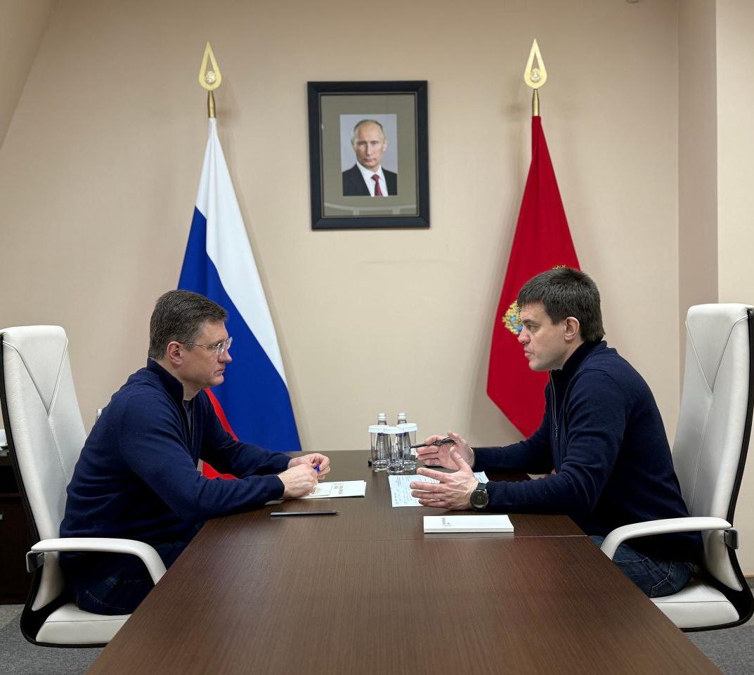 Александр Новак посетил с рабочей поездкой Красноярский край